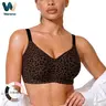 Werena Women's Jelly Wireless Bras V-Neck Full Coverage Buttery Soft Adjustable Straps Bralette Active Daily Wear