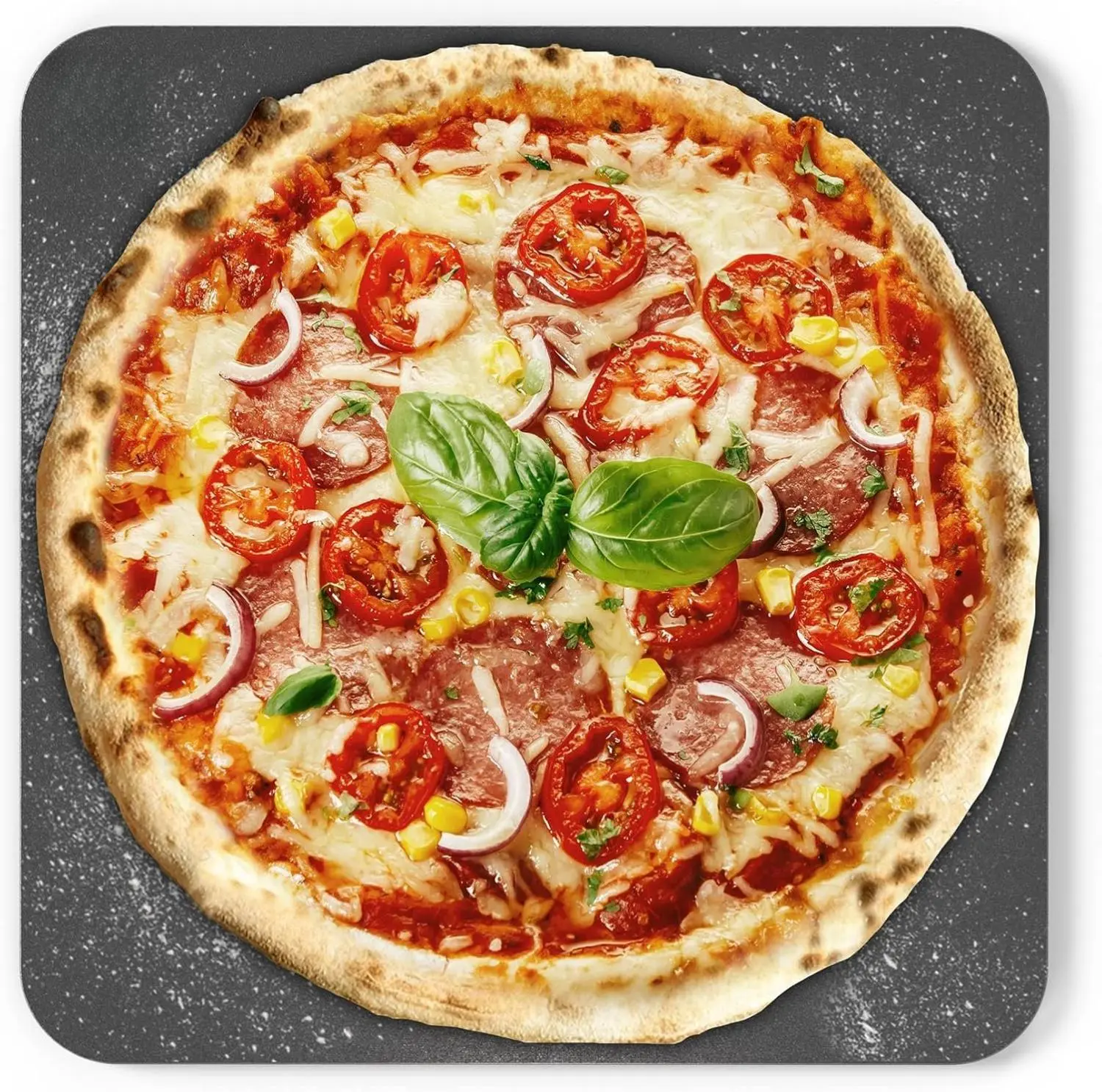 Chef Pomodoro Pizza Steel for Oven, 13 x .25 Thick, Baking Stone for Grill, Original Artisan Steel (13-Inch)