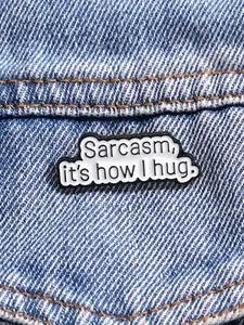 Creative Sarcasm Quote Lapel Pin Design Metal Badge Durable Metal Pins Student Gift Book Bag Decoration Brooch, Unique Jewelry Accessory for Daily Wear