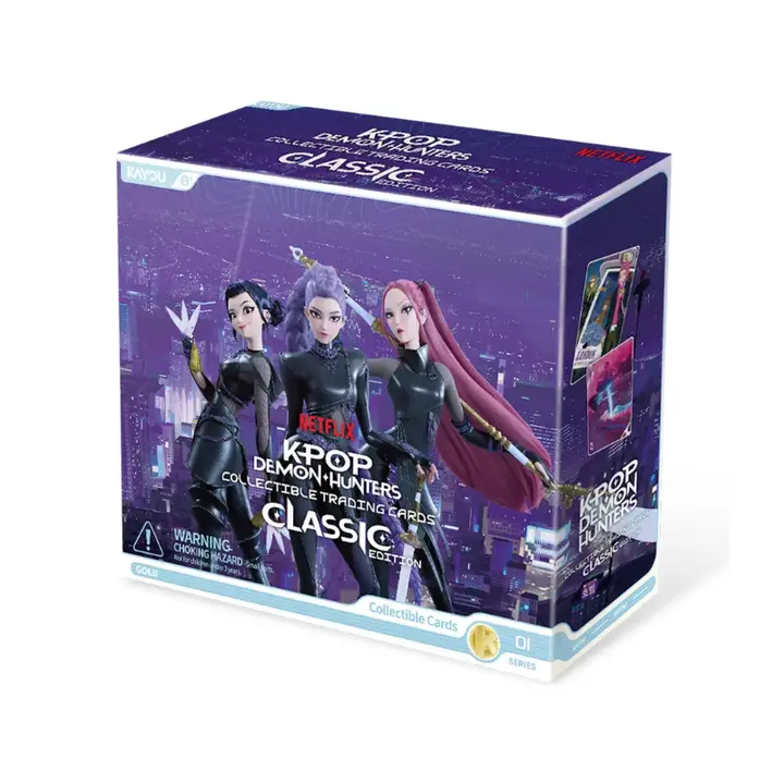 [LIVE OPENING] KAYOU KPop Demon Hunters Collectible Trading Cards Classic Edition - Display Box