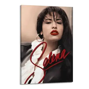 (No Frame) Selena Poster Art Wall Decoration for Bedroom Aesthetic Canvas Wall Art Living Room Artwork Painting Picture Print Modern Family Decor Artist Bathroom Poster
