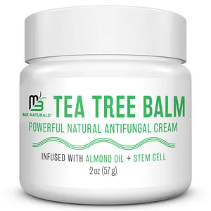 Tea Tree Oil Foot Balm 2oz - Gentle Daily Defense Moisturizer for Athlete’s Foot, Toenail Repair, Dry Skin, Eczema, Psoriasis & Fungal Acne Relief