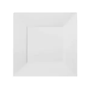 6.5 In. White Square Plates | 10 Count