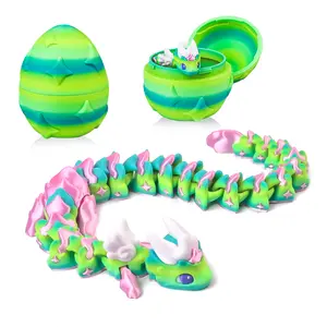 3D Printed Dragon Eggs with Dragon Inside,3D Printed Animals Toys,Fidget Toys,Figurine Decor