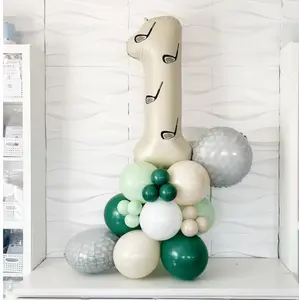 Hole In One Birthday Balloons - Hole In One - Hole In One Birthday - Golf Birthday Balloons - Golf Party - Four Birthday Party - Golf Tower
