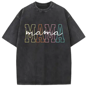 Oversized Mother's Day Gift Acid Wash Vintage T-Shirt,Mother's Day, Best Mother's Day Gift, Heavyweight graphic vintage Womenswear Crewneck Summer To