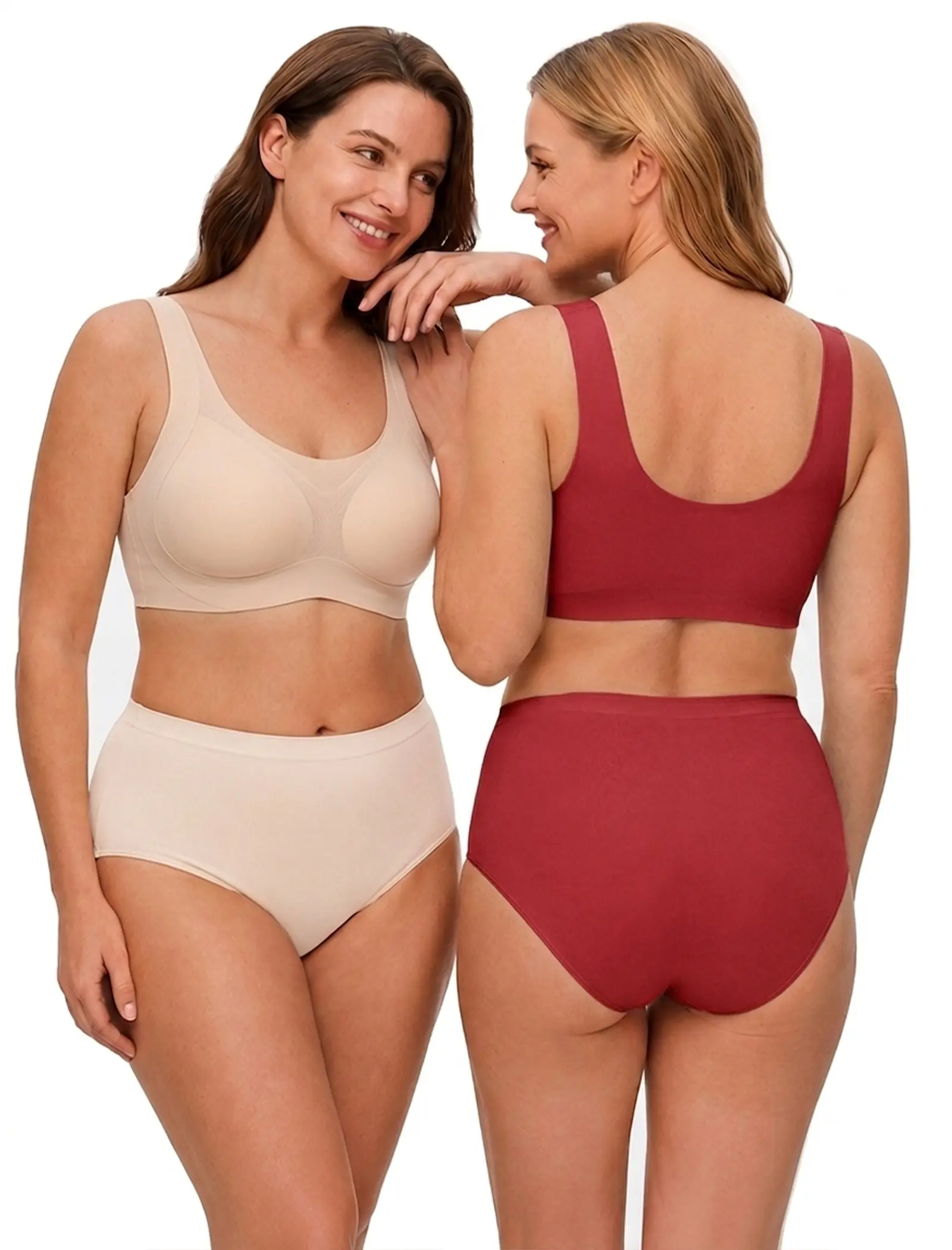 SOFT INTENTION Anti Gravity T shirt Bra Wireless Pull Over Bra Jelly Bra Lightly Padded