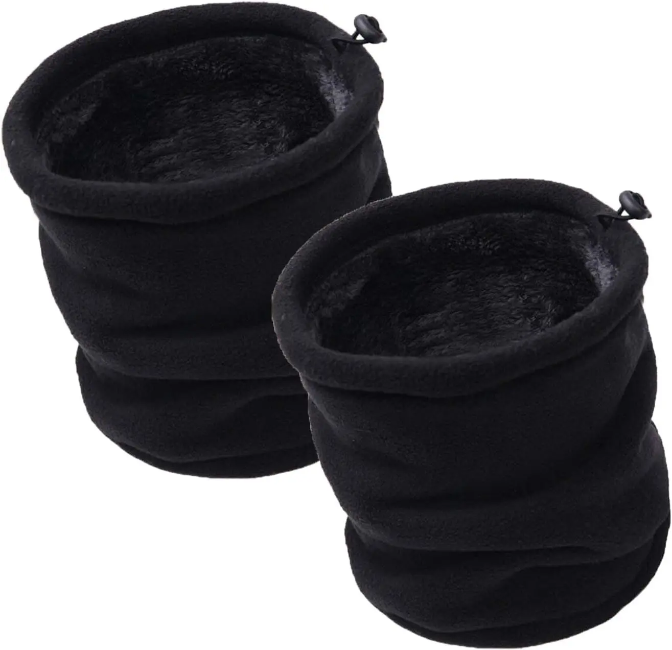 Fleece Neck Warmer 3 in 1 Neck Warmer Scarf for Men Women, Winter Fleece Neck Gaiter & Ski Tube Scarf for Men & Women
