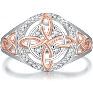 Witch-Themed 925 Sterling Silver Ring - Exquisite Gift Choice for Women Who Love Unique Jewelry