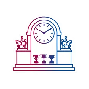 Montjuïc Champions Barca Gradient - Kiss-Cut Stickers