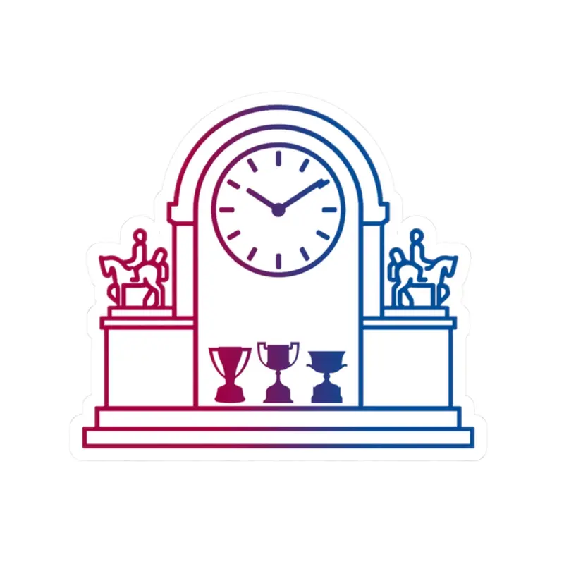 Montjuïc Champions Barca Gradient - Kiss-Cut Stickers