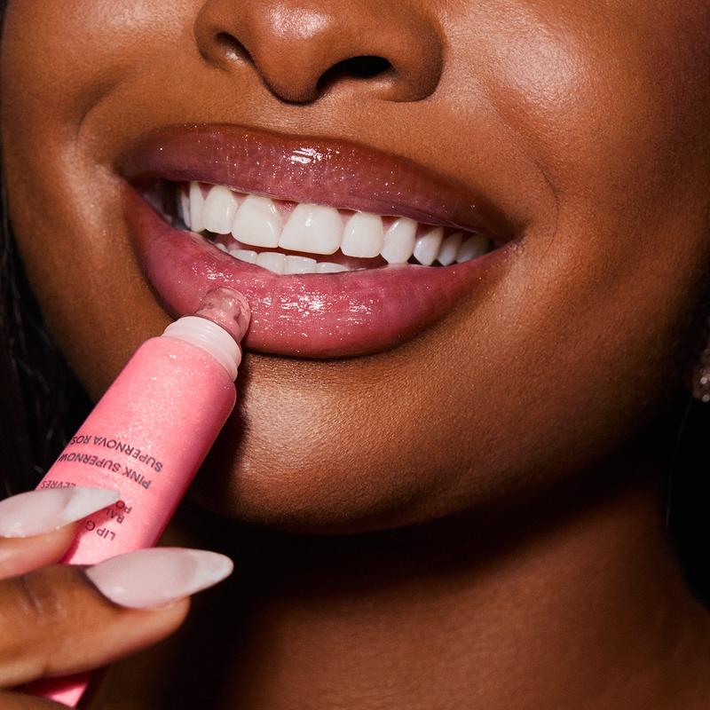 Laneige Lip Glowy Balm Stardust, Hydrating, Shimmer Finish, Infused with Shea Butter and Murumuru Butter Green Tea Nourishing