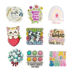 50pcs/bag Random Mix Acrylics Flatbacks for DIY Craft