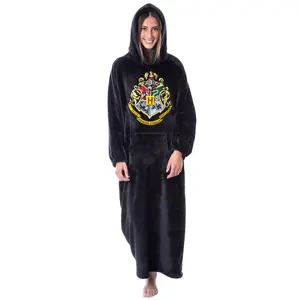 Harry Potter Hogwarts Adults Wearable Blanket Poncho Robe Mens' Womens'