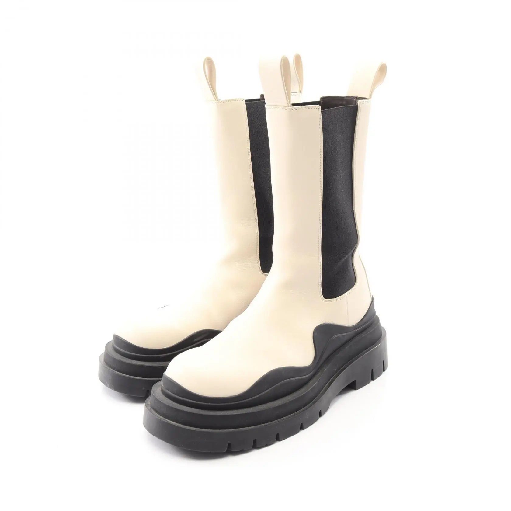Pre-owned BOTTEGA VENETA Other Small Leather Goods TIRE BOOTS Leather Boots
