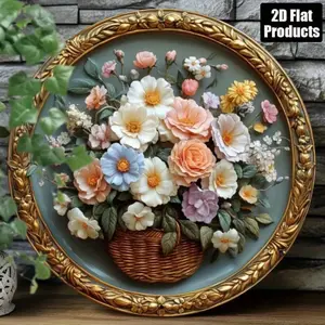 Aluminum Rustic Apple Fruit Storage Basket, Realistic Apple Cute Decorative Bin for Home Kitchen Cafe Bathroom Holiday Decor