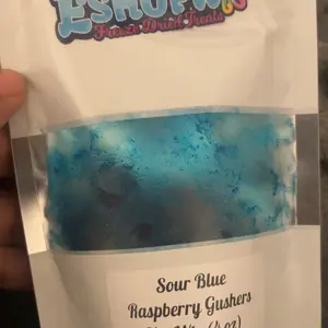 Blue Raspberry Sour Gushers Snack Candy - Sweet Bonbon viral sour Tangy Candies