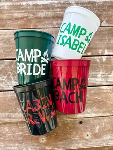 Camp Bachelorette Cups