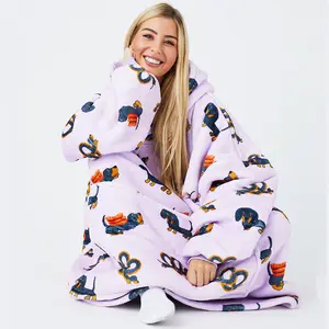Dachshund Allsleepers™ Original Cloud Blanket Hoodie