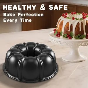 Non-Stick Cake Mold 9 Inch, Easy Clean Baking Mould, Professional Bakery Supplies, Food Grade Material, Ideal for Halloween Christmas Valentine's Day