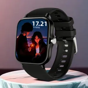 Fashion Couple Smartwatch Wearable Bluetooth-compatible Calling Music Control 1.69 Inch HD Screen Ideal Gift Compatible iOS Android System