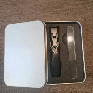 Ultra Sharp Stainless Steel Nail Clippers for Tough Nails, Ultra Wide Jaw Opening Nail Clipper Set, Safety Lock, Nail Art, Cutics Manicure, Nail Care