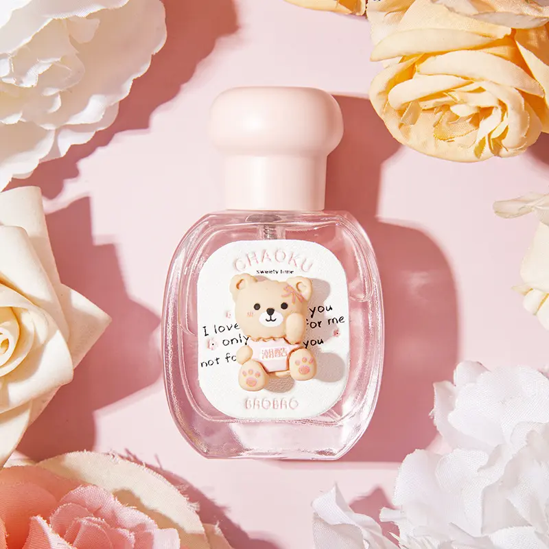 Mini Bear Perfume, Long-Lasting Unisex Cologne with a Woody Sandalwood and Fresh Fruity Signature Scent