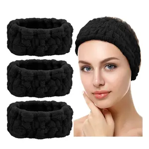 3PCS Spa Headband Set for Women – Soft Terry Cloth Makeup & Facial Headbands for Washing Face & Skincare