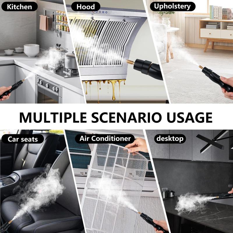 Clearance Sale!Handheld Pressurized Steam Cleaner,2500W Handheld High Temp Portable Cleaning Machine, Cleaning for Couch, Auto, Floor Car Wash Equipment