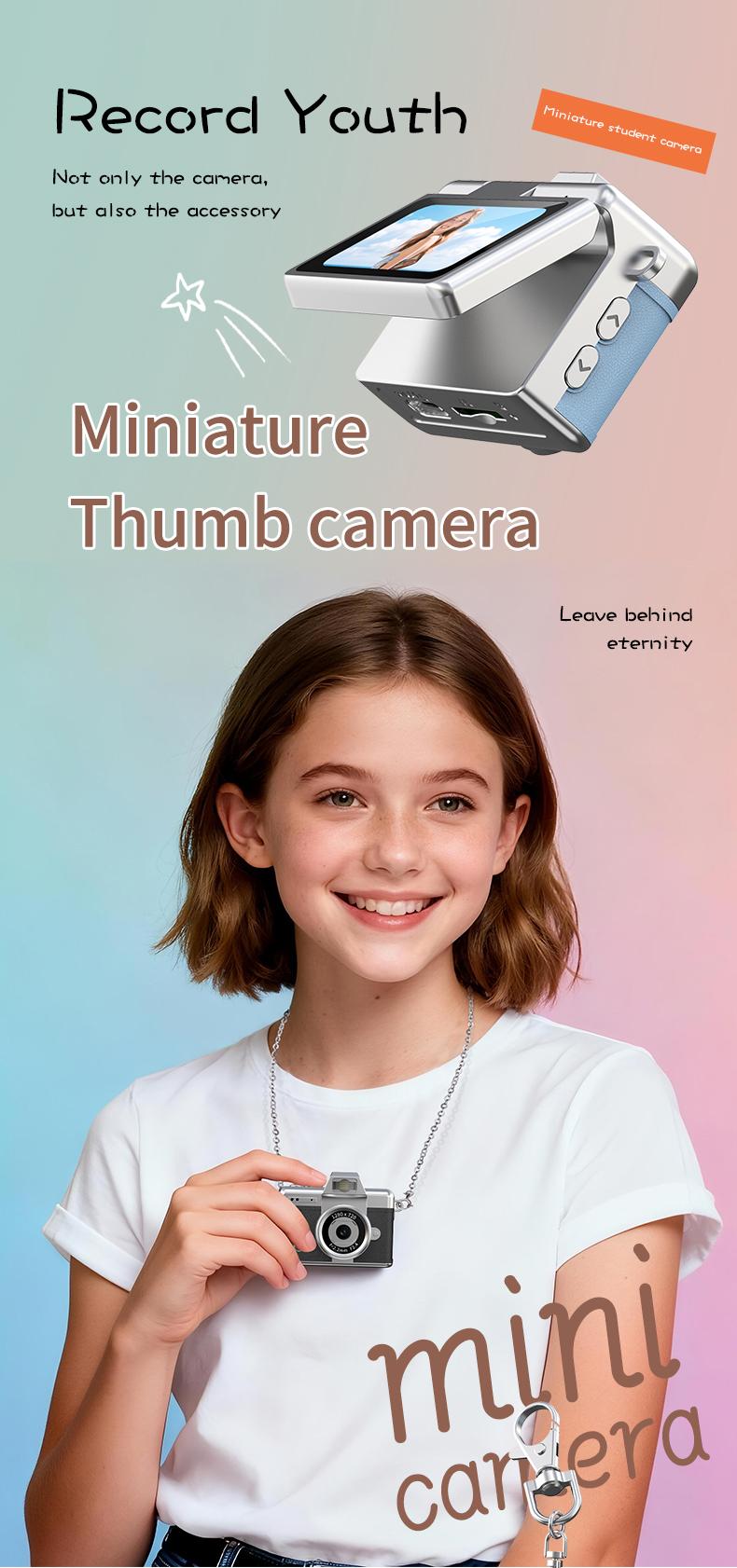 Mini Digital Camera with 1.47 in LCD Screen 1080P Feel of Old 90s Photographs, Keychain Size, Birthday Gifts,Christmas Gifts Mini Digital Camera with 1.47 in LCD Screen 1080P Feel of Old 90s Photographs, Keychain Size, Birthday Gifts,Christmas Gifts