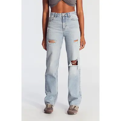 Light Ripped Jeans TikTok Shop