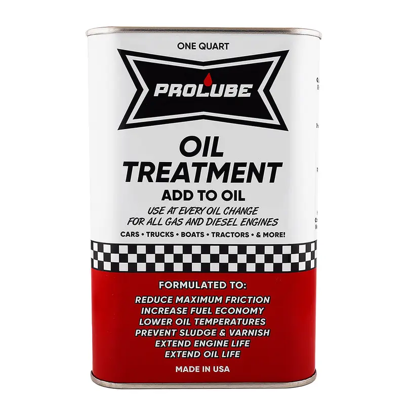 Prolube Oil Treatment - 16oz - Reduces Friction & Increases Fuel Economy - Made in USA - For Racing Cars Trucks Boats Semis