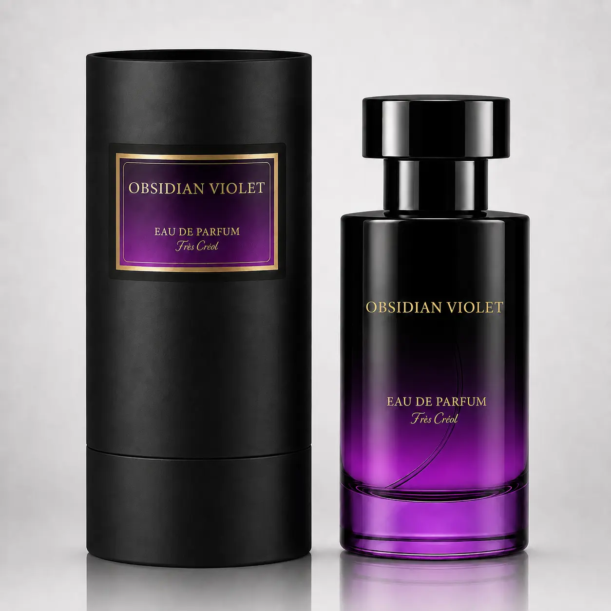 Fiss Creat Obsidian Violet Eau de Parfum Spray - Long-Lasting Floral Gourmand EDP, Aromatic Floral Jasmine Blend, Elegant Women's Fragrance, Perfumes for Women Ideal for Gifts,vacationoutfits,beachoutfits