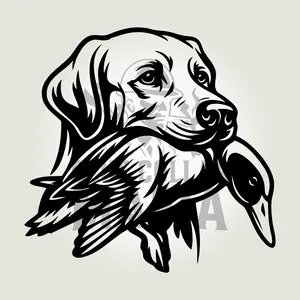 Hunting Dog Vinyl Decal