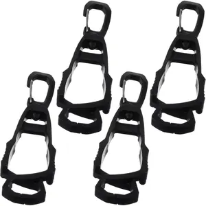 4Pcs Glove Clips, Glove Holder for work Grabber Holder Clip to Pants for Holding Gloves Construction Work Accessories