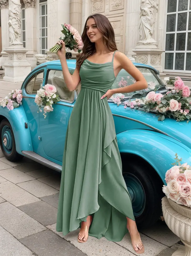 Flowy knee length classy dress - TikTok Shop Flowy knee length classy dress - TikTok Shop