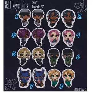 LAST/LOW STOCK: 811 acrylic keychains