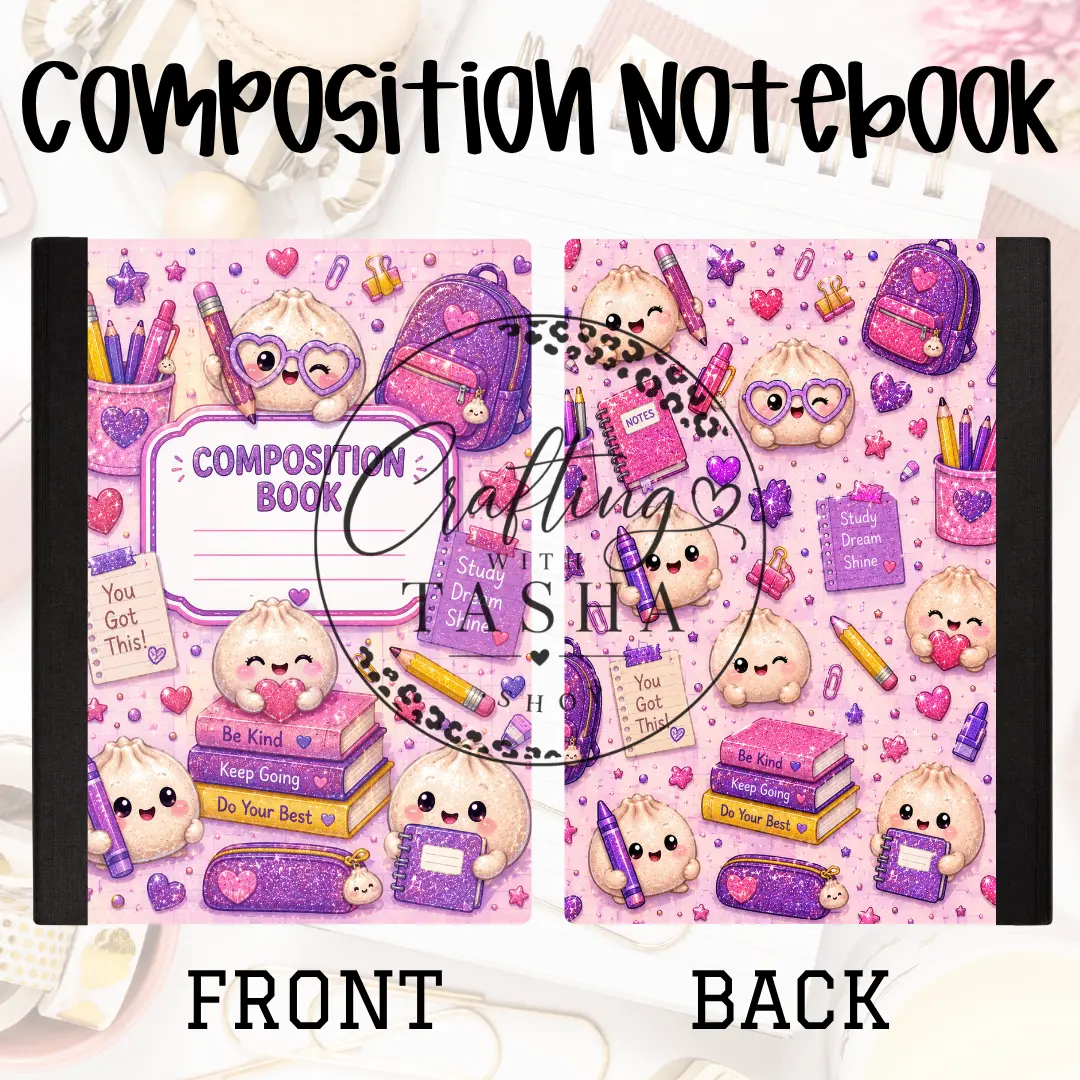 Dumpling Pink Composition Notebook
