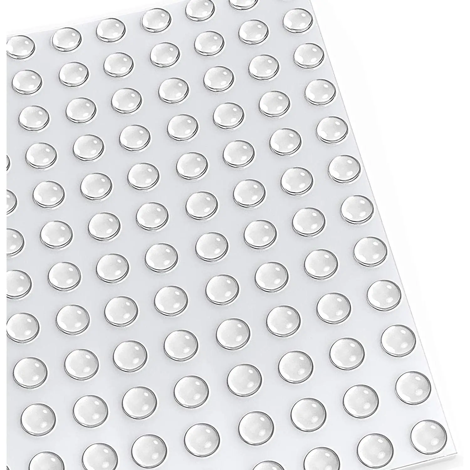 Small Door Bumpers Self-Adhesive Clear Rubber   Bumpons 1/4" Diameter X 1/16" Thick 100 Pack...