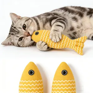 Cat Toys Saury Fish, Toys Soft and Durable, Interactive Cat Kicker Toys for Indoor Kittenfor All Breeds