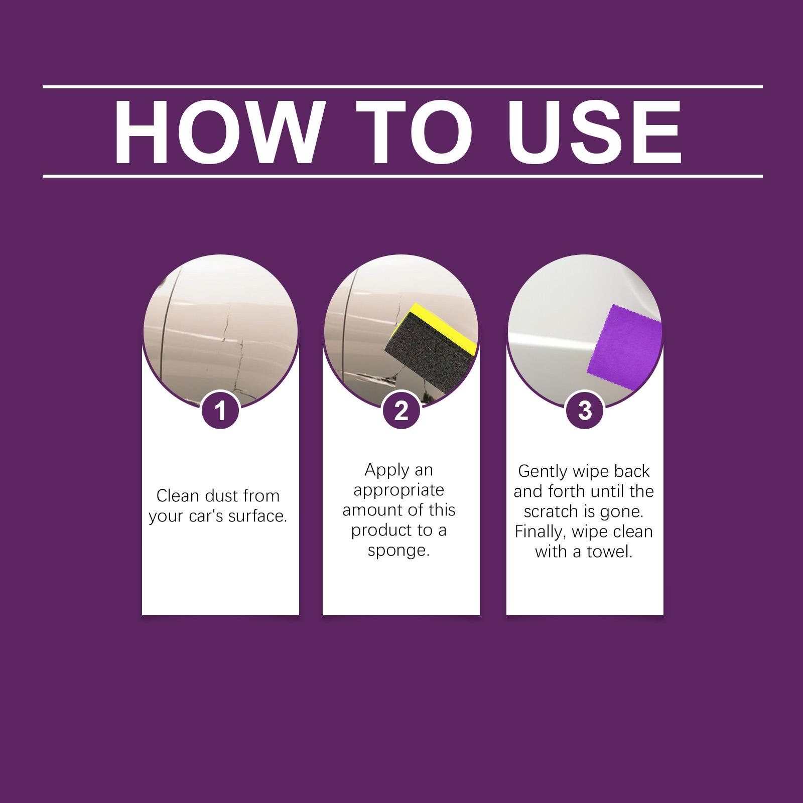 Car Paint Care Set Daily Gentle Cleaning Scratch Stain Removal Refreshing Gloss Enhancement Auto Paint Restoration Kit