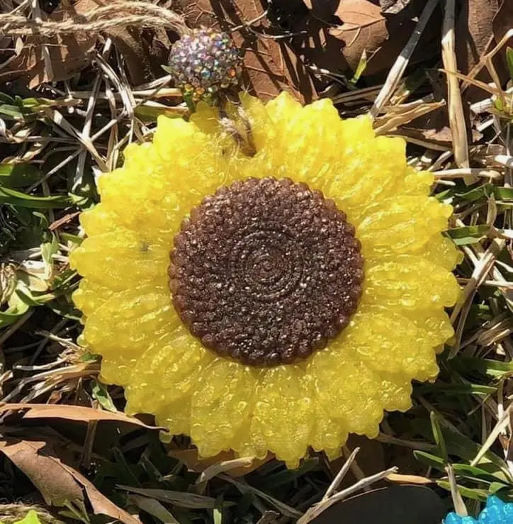 Sunflower Car Freshie Sunflower Car Freshie