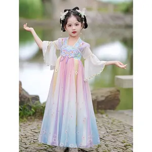 [Vintage Hanfu Dress] Vintage Girls' Hanfu Children's Dress |   Birthday Dress Girls