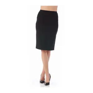 LaMonir Solid Pencil Skirt