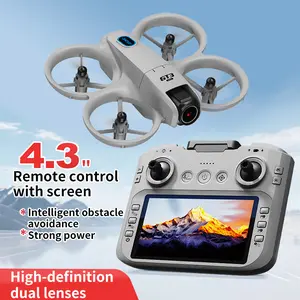 GT3 Drone: 4.3-inch Large Screen, Optical Flow Stabilization & Hovering, One-Key Takeoff/Landing, Extended Flight Duration, Dual Batteries