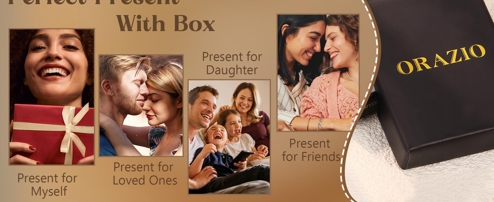 ORAZIO 14K Gold Plated Silver Huggie Hoop Stud Earrings Set for Women Hypoallergenic Cartilage Piercing Jewelry Multiple Piercing Earrings Stack with Chain & CZ Studs