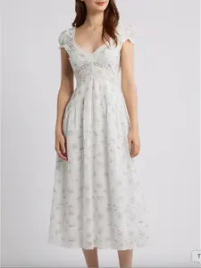 LoveShackFancy - Suvi Dress - Arctic Vanilla
