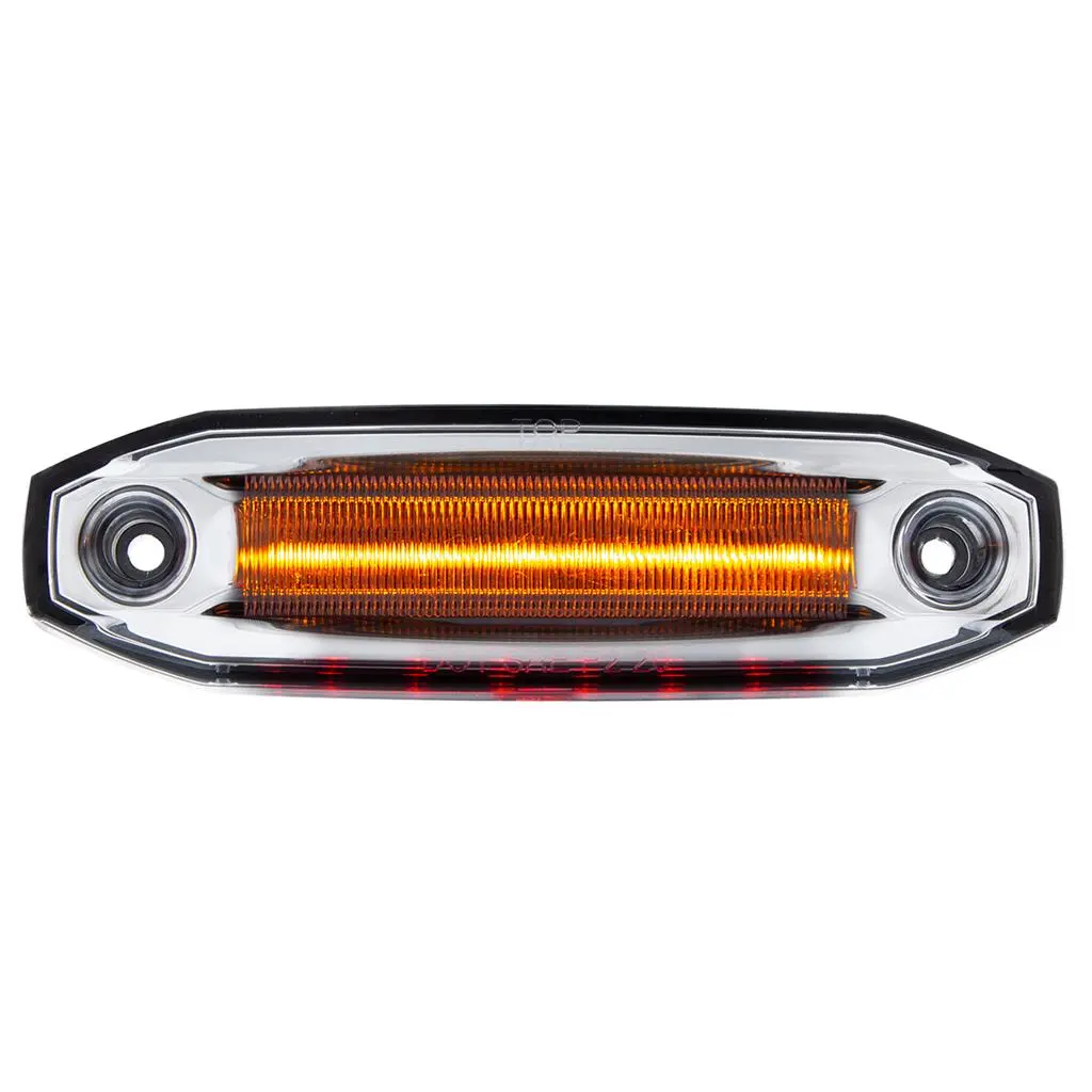 6 Amber LED Light (Clearance/Marker) With 6 Red LED Side Ditch Puddle Light