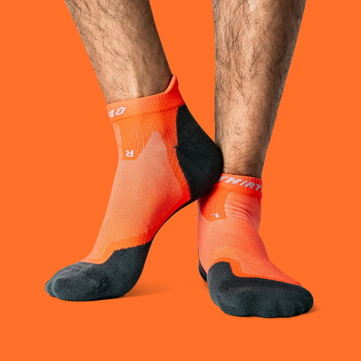 Thirty48 Ultralight Running Socks(3 Pairs) - Breathable and Maximum comfort, Moisture-wicking