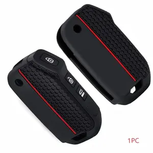 3 Buttons Silicone Car Flip Key Case Cover Shell For Kia Sportage Ceed Xceed Sports K5 Seltos 2019 2020 2022 2023 Accessories